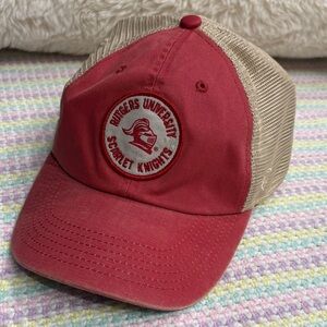 Top of the World Rutgers University Scarlet Knights Red Mesh Snapback Cap Hat !